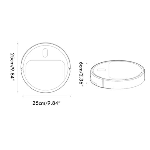 3-in-1 Robotic Vacuum Cleaner for Floors, Pet Hair