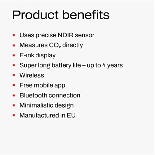 Aranet4: Wireless Indoor Air Quality Monitor for Home