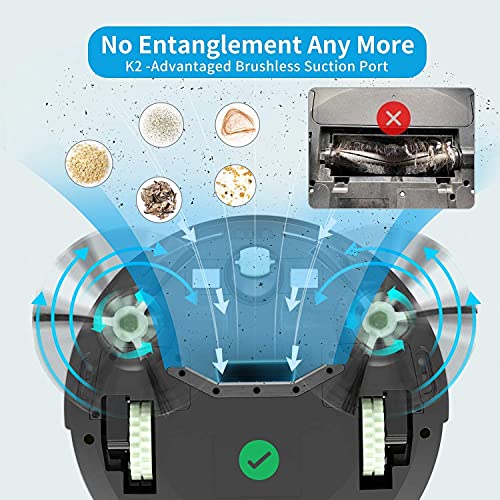 Powerful OKP K2 Robot Vacuum with Smart Control