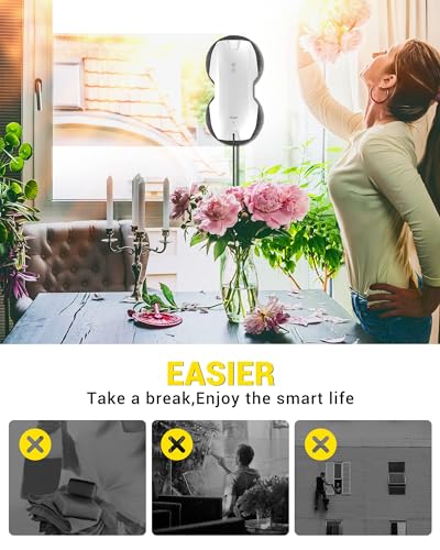 Fmart Robot Window Cleaner T8 Pro - 3800Pa Suction