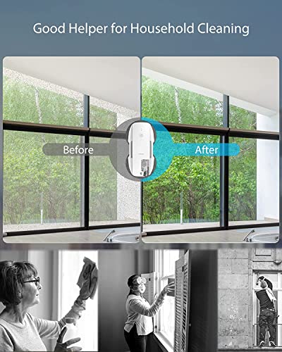 Fmart T9 Smart Window Cleaner Robot - Ultrasonic Spray