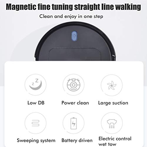 3-in-1 Robotic Vacuum Cleaner for Floors, Pet Hair