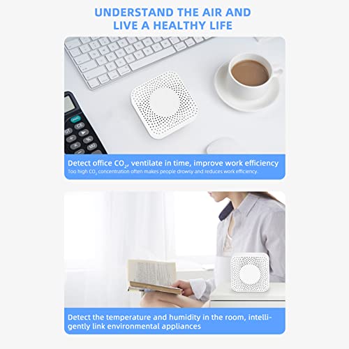 URPIZY 6-in-1 Smart Air Quality Monitor
