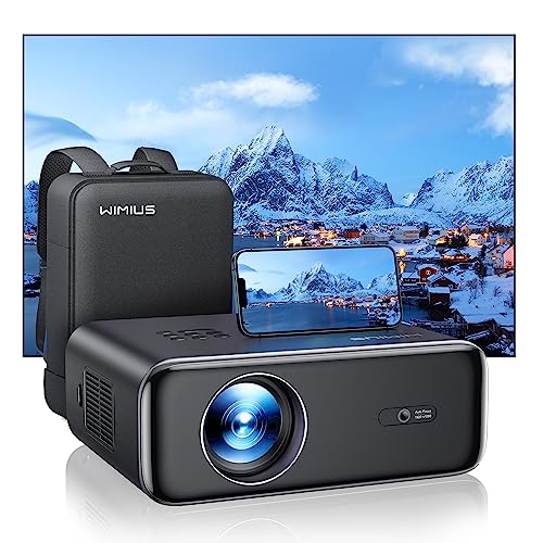 WiFi 6 Bluetooth HD Projector with Auto Focus