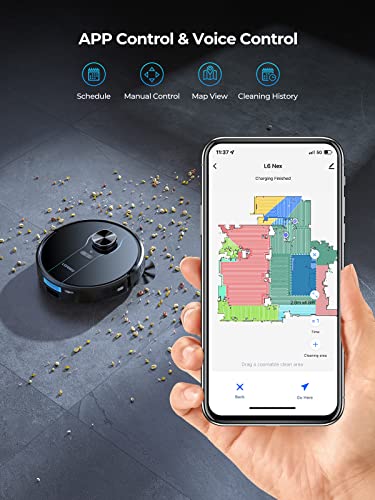 Laresar Robot Vacuum Cleaner with Mop, 3500Pa