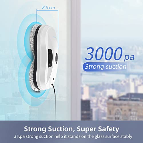 AlfaBot X7 Window Cleaner Robot: Smart Vacuum