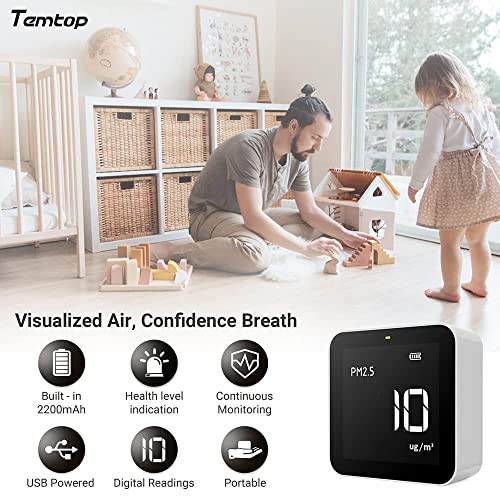 Temtop M10 Air Quality Monitor with Real Time Display