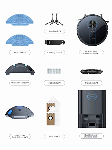 Laresar Robot Vacuum Cleaner with Mop, 3500Pa