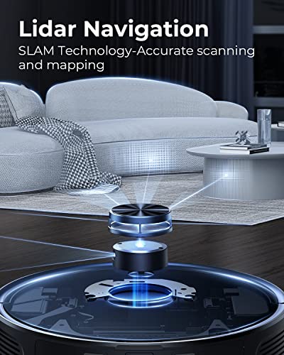 Laresar Robot Vacuum Cleaner: Mop, 3500Pa, Alexa