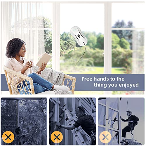 AlfaBot X7 Window Cleaner Robot: Smart Vacuum