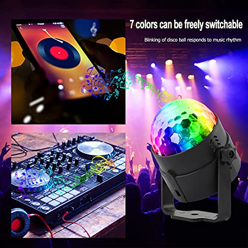 Mini Disco Ball LED Party Lamp - Music Controlled