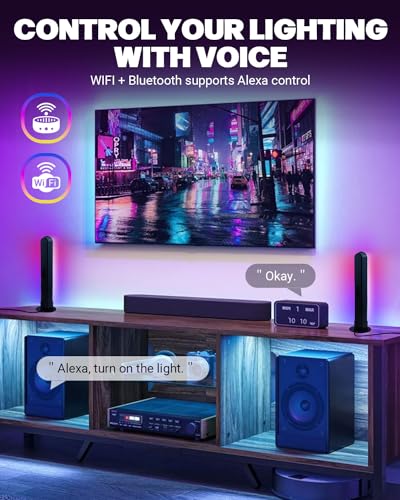 Smart LED Light Bars with Alexa and Google Home