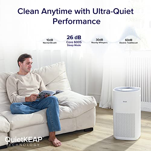 LEVOIT Smart Air Purifier for Large Rooms, HEPA Filter