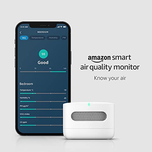 Smart Air Quality Monitor | Alexa-Compatible, Human-Certified Gadgets
