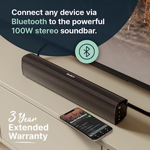 Bowfell Plus Bluetooth Soundbar with Subwoofer - 100W