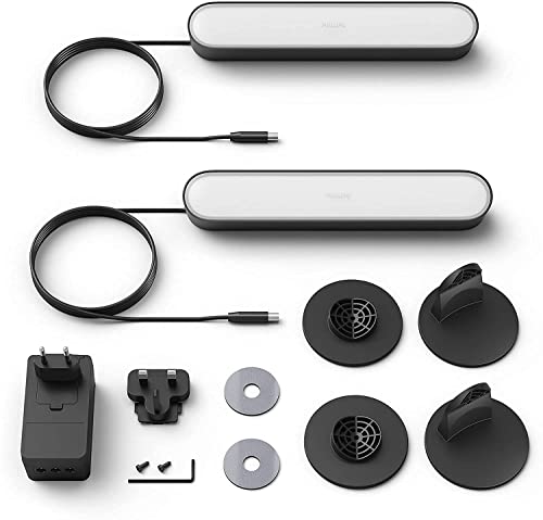 Philips Hue Play Smart Light Bar Double Pack, Black