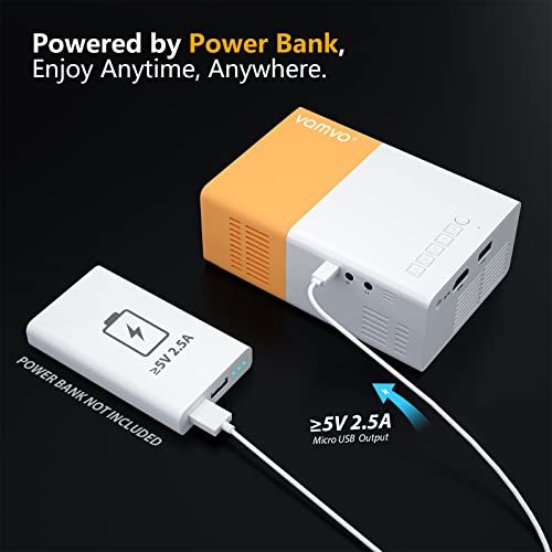 Vamvo YG300 Pro HD Mini Projector for Home Theatre