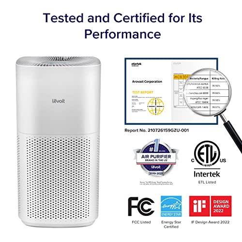 LEVOIT Smart Air Purifier for Large Rooms, HEPA Filter
