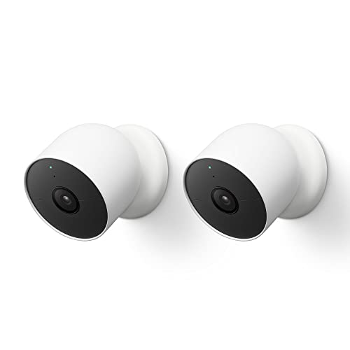 Google Nest Cam 2-Pack: Outdoor / Indoor WiFi Camera