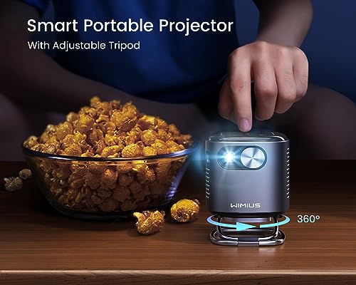 Portable Mini Projector: Full HD 1080P with Android TV