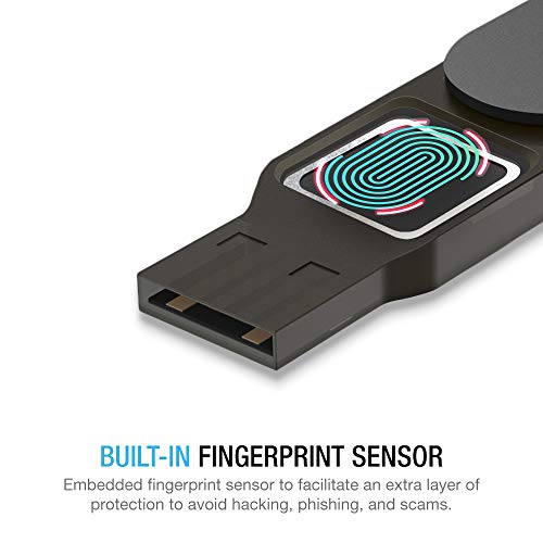 FIDO2 Security Key for Multi-Layered Protection, Black