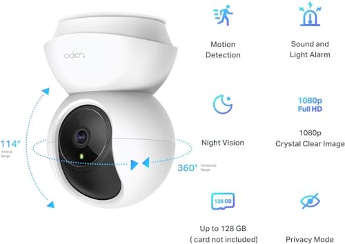 Tapo Pan/Tilt Smart Security Camera - 1080p