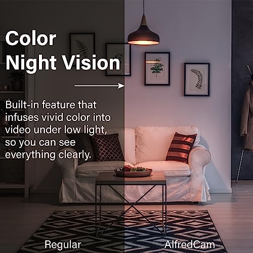 AlfredCamera Bullet Camera: Full HD, Night Vision, Wide-Angle