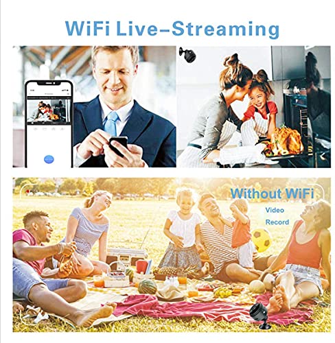 Wireless Mini Spy Camera: 1080P HD Audio & Video