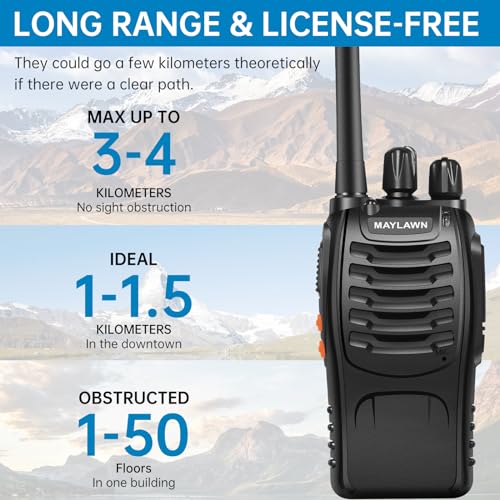 Maylawn Long Range Walkie Talkies for Adults