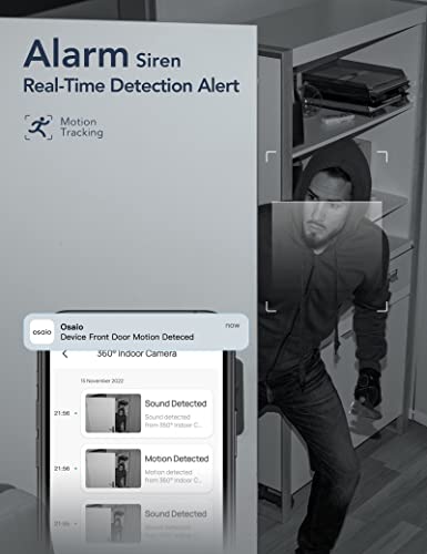 Indoor WiFi Security Camera: 1080P, Motion Detection, Alexa