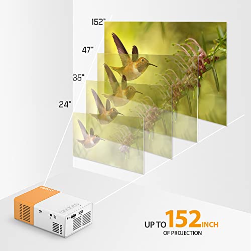 Vamvo YG300 Pro HD Mini Projector for Home Theatre