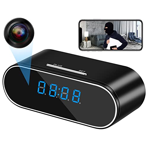 WiFi Spy Camera Clock: 1080P Mini Home Security