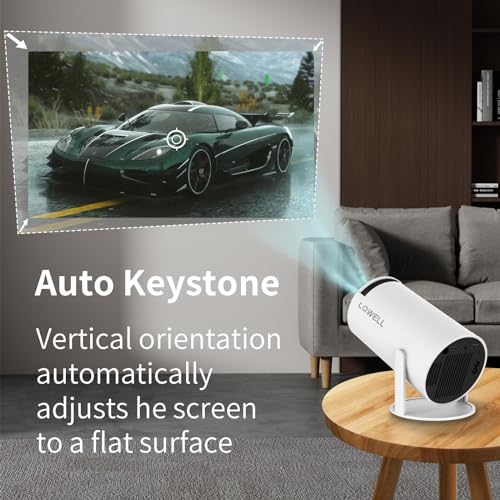 LQWELL® Mini Projector: Wifi, BT5.0, 4K HDMI