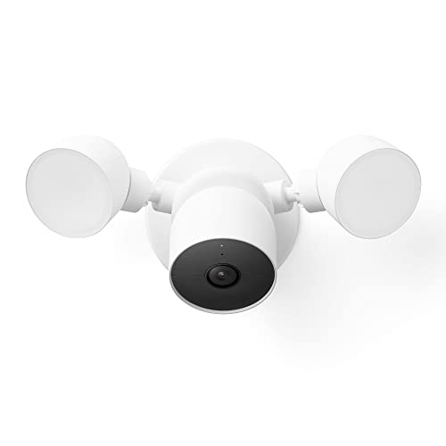 Google Nest Cam with Outdoor Floodlight - Smart Home WiFi Camera