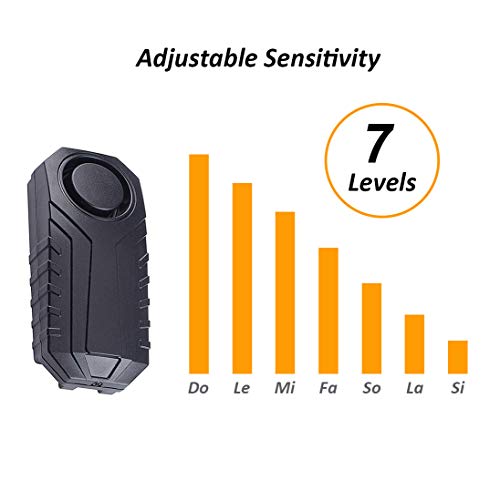 Wireless Motorcycle Bicycle Alarm: Anti-Theft Security, IP55 Waterproof