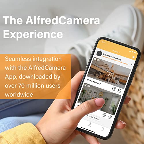 AlfredCamera Bullet Camera: Full HD, Night Vision, Wide-Angle