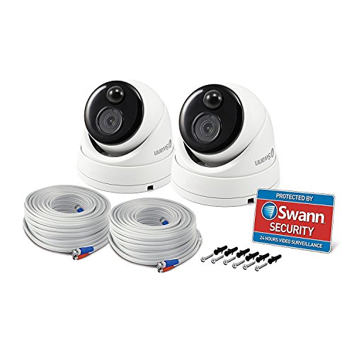 Swann HD 1080p Thermal Sensing Dome Cameras (2 Pack)