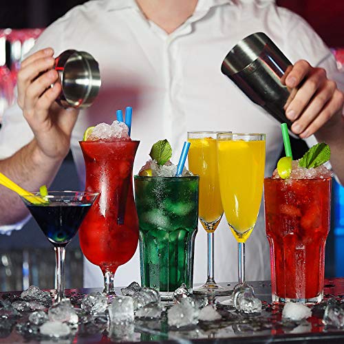 Stainless Steel Cocktail Shaker Set with Stand