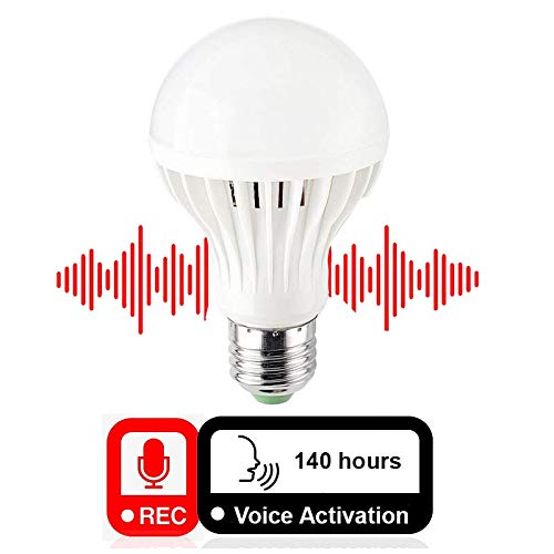 Hidden Light Bulb - Spy Microphone Gadget