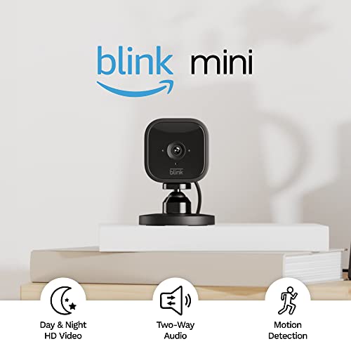 Blink Mini | Indoor Pet Security Camera (Black)