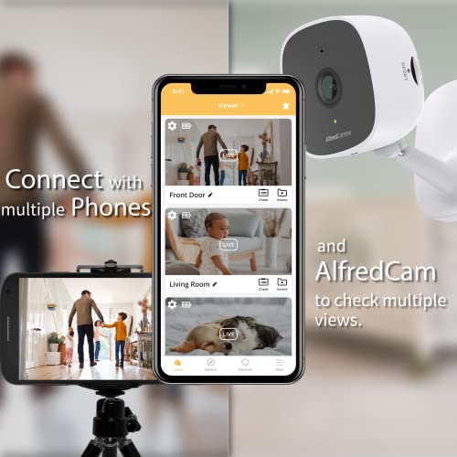 AlfredCamera Bullet Camera: Full HD, Night Vision, Wide-Angle