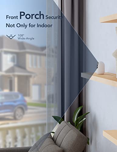 Indoor WiFi Security Camera: 1080P, Motion Detection, Alexa