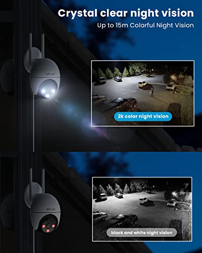 Wifi Outdoor PTZ Security Camera with Color Night Vision