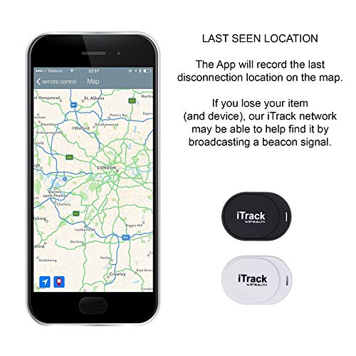 STEALTH iTrack Key Finder - Phone Locator & Anti-Theft Device
