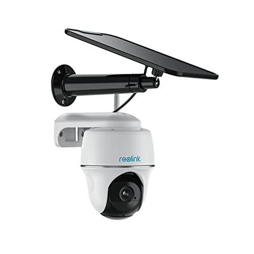 360° Pan-Tilt Wireless Solar Security Camera with Person/Vehicle Detection