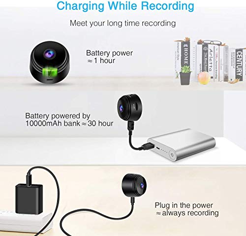 Wireless Mini Spy Camera: 1080P HD Audio & Video