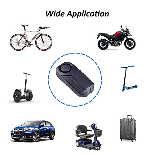 Wireless Motorcycle Bicycle Alarm: Anti-Theft Security, IP55 Waterproof