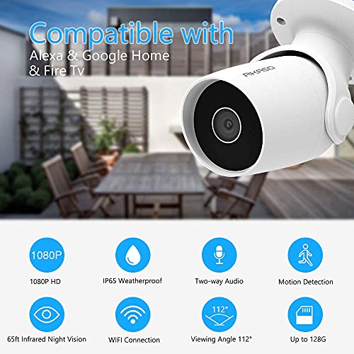 AKASO B60 Outdoor Security Camera with Night Vision