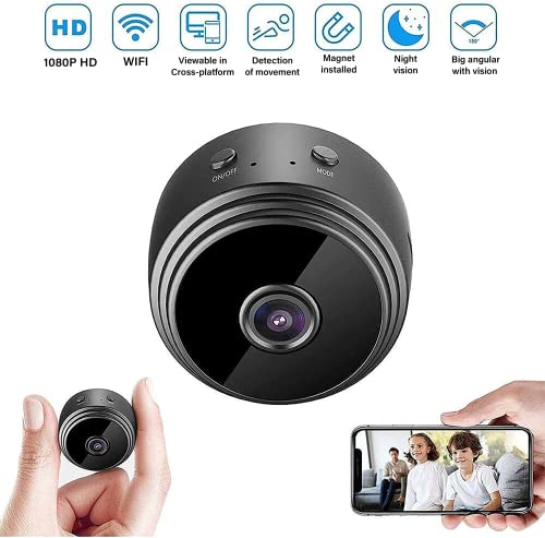 Wireless Spy Camera: Full HD, Live Recording