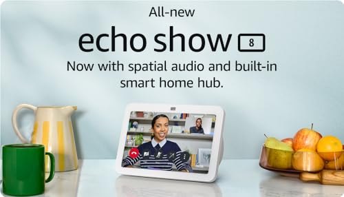 Echo Show 8 | HD Touchscreen, Smart Home Hub